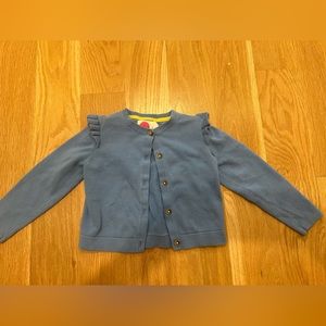 Mini Boden blue cardigan, 2-3T